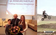 Daria Leba z nagroda Fair Play od Polskiego Komitetu Olimpijskiego