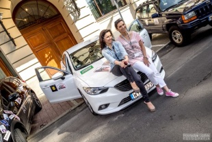 Olga Bończyk i Beata Tadla podczas poprzedniej edycji rajdu