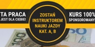 Zostań instruktorem nauki jazdy, za darmo 