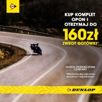 Cashback z Dunlopem. Kup opony i odbierz zwrot kasy!