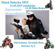 Motocykliści na Dzień Dziecka